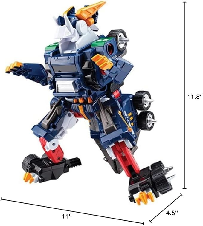 Tobot V Ultra Commander 3 Step Transformation Robot - Robot Monster Car Transformation 11(W) x4.5(H) x11.8(D) in[Parallel imports]