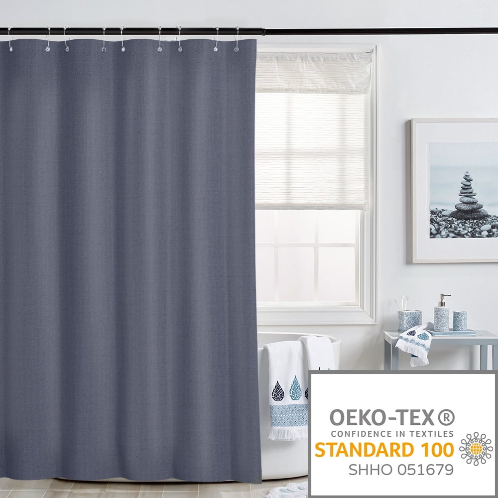 72 72in Shower Curtain Set Machine Washable Waterproof Curtains With 12 Rust Proof Hooks Polyester Fabric For Bathroom 72 72in Shower Curtain Set Machine