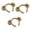 Brown, variant on Brown Bear Soft Ears Headband with Bow Hair Hoop Furry Animal Ear Headwear for Girls Women Party 3PCS