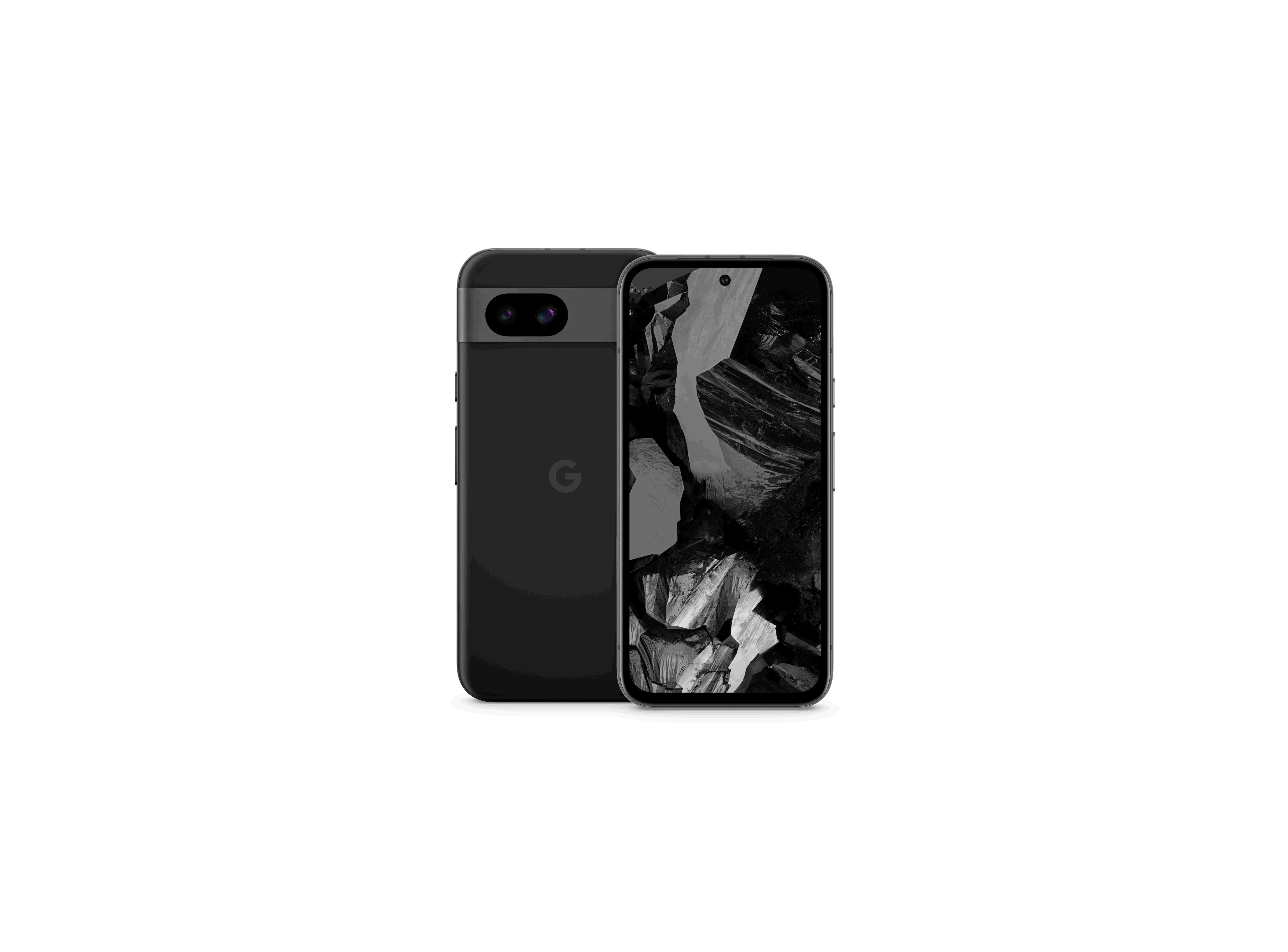 AT&T Google Pixel 8a 6.1" 8GB RAM, Obsidian, (Contract Cell Phones)