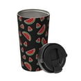 thumbnail image 2 of Lsque Watermelon Pattern Travel Coffee Mug 16oz: Insulated Coffee Cup with Leakproof Lid, Coffee Tumbler, Reusable Coffee Cups with Seal Lid, 2 of 8