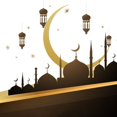 thumbnail image 2 of XISOBO A Mené la Lanterne de Ramadan la Lumière Holographique d'Étoile 3D Blanche Chaude A Mené la Lampe de Ramadan Petite Décoration Intérieure de Table pour les Décorations de Centre de Mariage Ou de Ramadan, 2 of 6