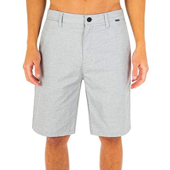 Hurley Men's H2O-Dri Breathe 21" Walkshort, Wolf Grey, 33