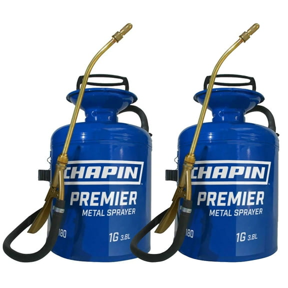 Chapin 2 Pack Premier Pro 1 Gal Tri Poxy Steel Tank Handheld Lawn Garden Sprayer