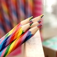 thumbnail image 4 of Justharion 16x 4-in-1 Rainbow Pencils Easy To And Clean Painting Lovers 4 Colors In One, 4 of 6