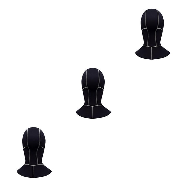 Greeniant Keep Diving DH-321 3mm Neopreno Dive Cap Hood Hombres Mujeres Head Cover Natación Sombrero Deportes acuáticos Accesorios Silver Line M Type1 NO1 Greeniant CBP188364