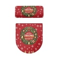 thumbnail image 2 of HELLHERO Christmas Polyester Toilet Lid Seat Cover for Bathroom Thanksgiving Toilet Seat Protector with Stretch 2 Pack, Holiday Dressing, 2 of 8