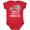 Red, variant on Inktastic Best Memaw Ever Grandchild Boys or Girls Baby Bodysuit