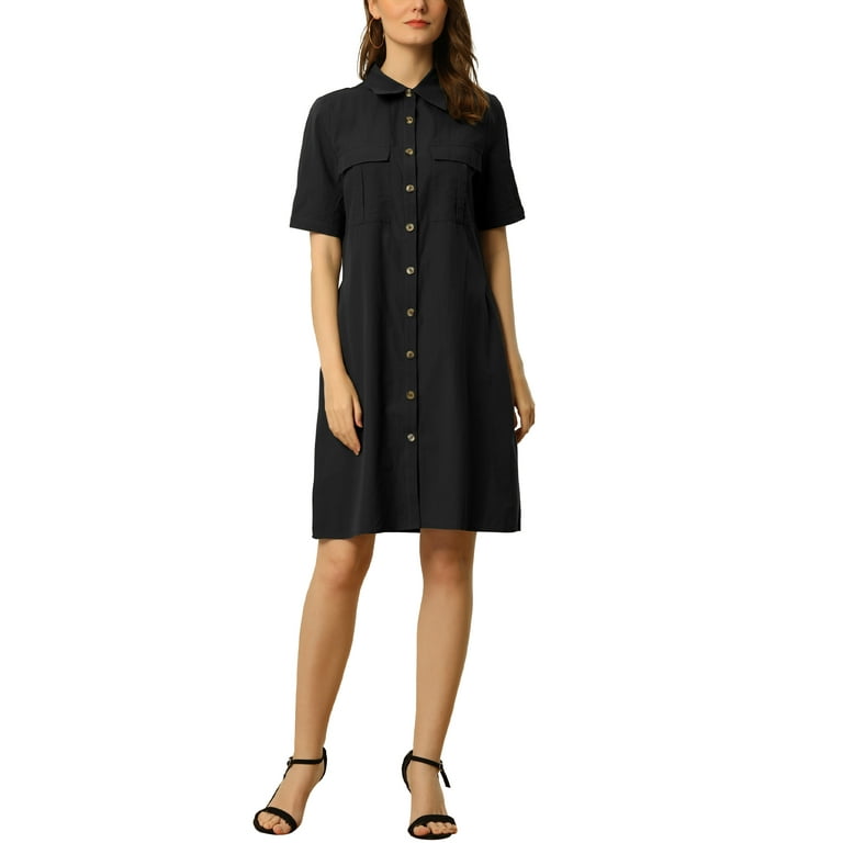 Walmart button top up dress