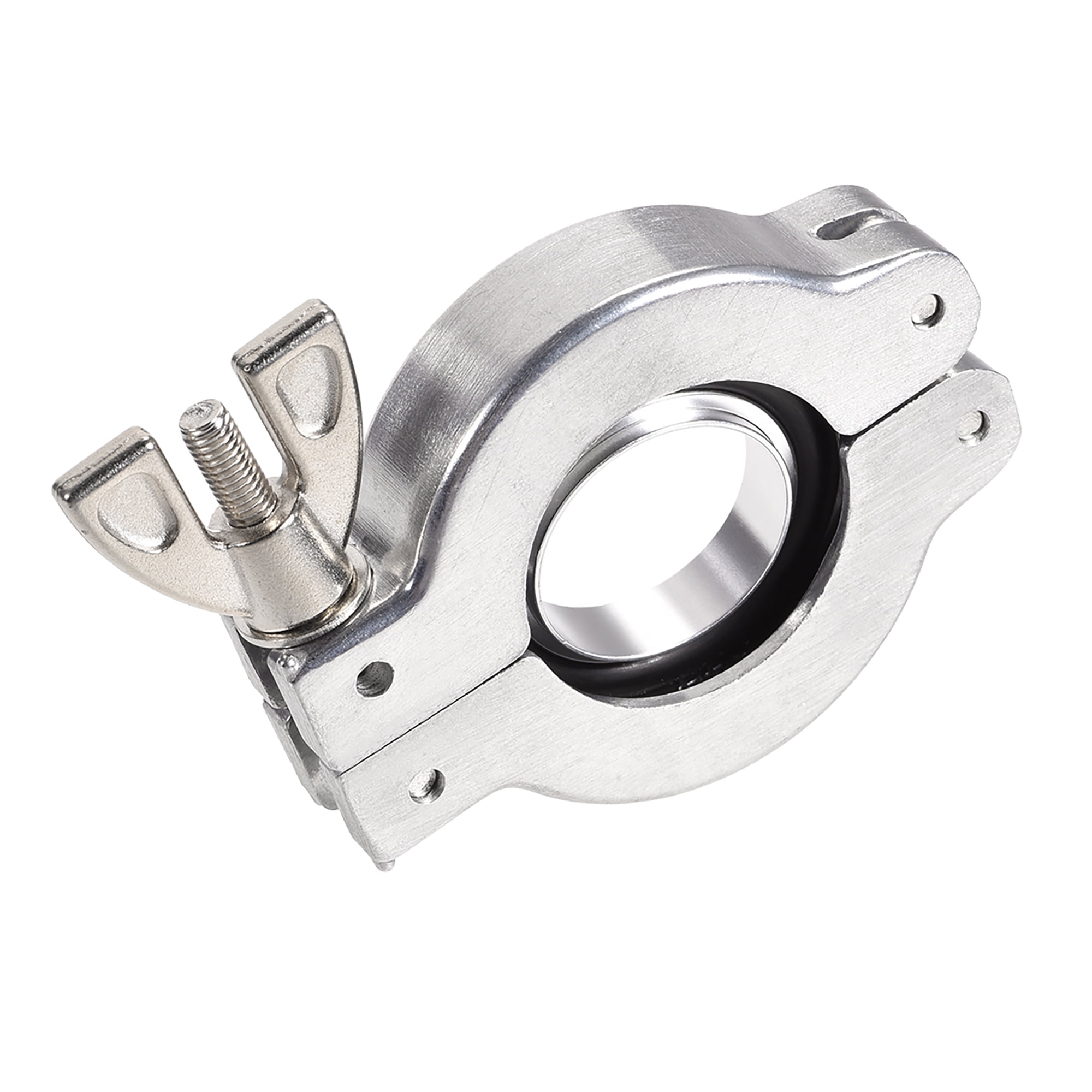 Vacuum Clamp 68mmx46mm KF40 Single Pin Clamp Wing Nut w Center Ring for