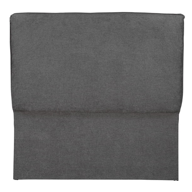 Cabecera Matrimonial Split Gris Oscuro