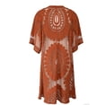 thumbnail image 6 of Idoravan Cardigans for Women Long Sleeve Swimsuit Coverup for Women Bathing Suit Cover Ups Beach Cardigan Hollow Out Open Front Bikini Cover Up Tops, 6 of 6