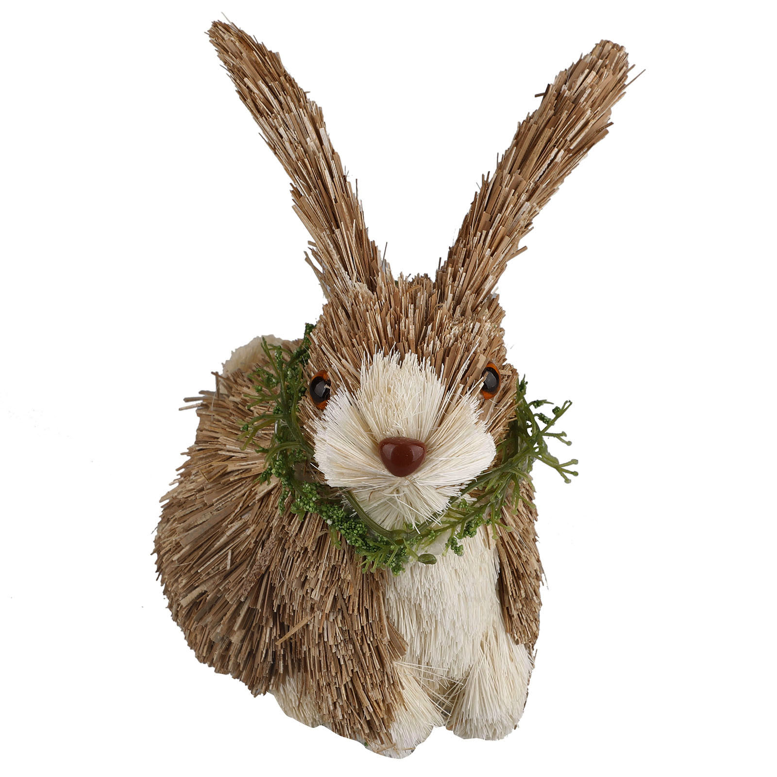 Rabbit Straw Bunny Collection Figurines 1PCS Natural Garden Artificial