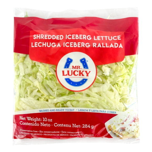 Lechuga iceberg Mr. Lucky rallada 284 g