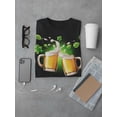thumbnail image 3 of Realistic Lager Beer Glass T-Shirt Men -Image by Shutterstock, Male 3X-Large, 3 of 4