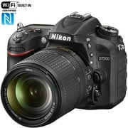 Nikon D7200 24.2 MP DX-Format Digital SLR Camera with 18-140mm VR Lens (Black)