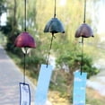 thumbnail image 5 of Japanese Furin Wind Chime Nambu Cast Iron Iwachu Bells 1, 5 of 6