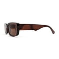 thumbnail image 3 of Womens Mod Square Cat Eye Plastic Fashion Sunglasses All Brown, 3 of 4