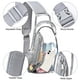 thumbnail image 5 of Bandolera gdbis de PVC transparente impermeable para estadio, color gris, 5 of 9