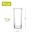thumbnail image 4 of True Highball Thick Clear Glassware for Juice and Mojito, Set of 4, 11 Ounces, 4 of 8