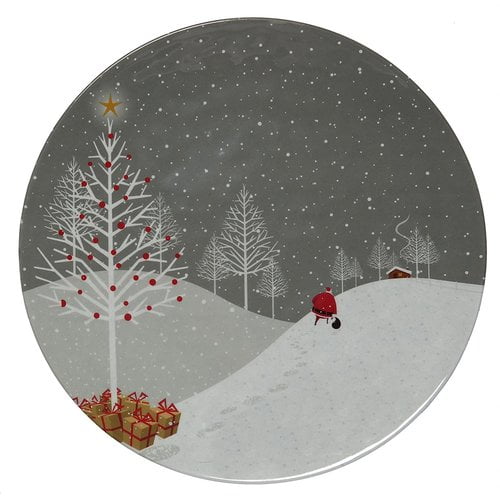 36 Piece Melamine Dinner Plate Set in Santa Home Design in Bahrain at BHD 145 Rating 5
