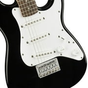 Fender Squier Mini Strat ، لوحة الأصابع لوريل ، أسود