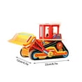 thumbnail image 3 of MeetYTOYS 3D Wooden Puzzle Bulldozer Model Car, Engineering DIY Crafts Christmas Gifts Montessori-Inspired Fine Motor Skill Educational Learning, 3 of 7