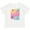 AA-White, variant on Inktastic Nana and Pops Love Me Retro Flowered Girls Baby T-Shirt