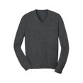 thumbnail image 1 of Port Authority V-Neck Sweater - Charcoal Heather - 2X-Large, 1 of 1