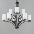 thumbnail image 4 of 20036SWBK Maxim Lighting Deven - 9 Light 2-Tier Chandelier In Modern Style-32 Inches Tall and 32 Inches Wide-Black Finish    -Traditional Installation, 4 of 5