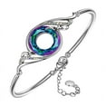 thumbnail image 3 of Xihbxyly Pulseras de Cristal con Degradado de Pavo Real, Joyería Colorida para Mujeres y Mamás, 3 of 6