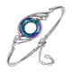 thumbnail image 2 of Fiudx Pulseras de Cristal con Degradado de Pavo Real, Joyería Colorida para Mujeres y Mamás, 2 of 5