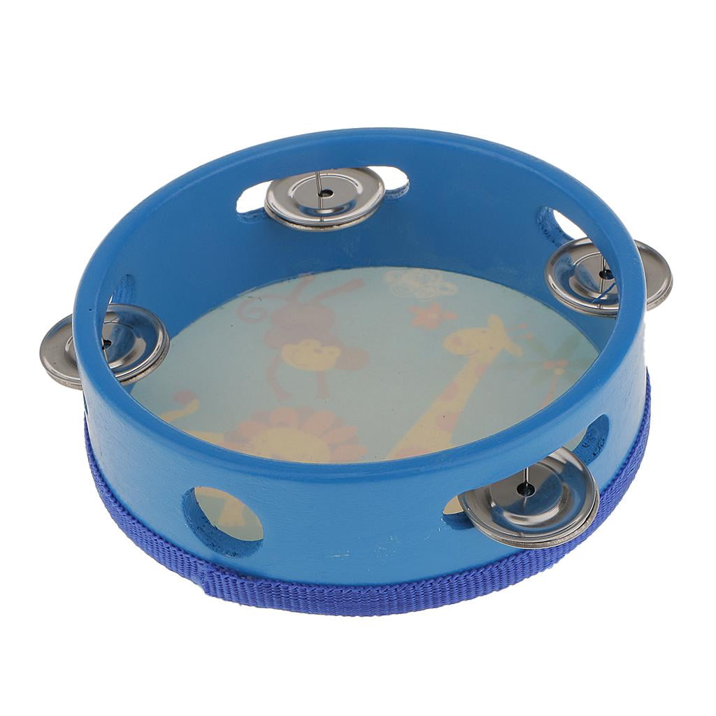 LeeQinersw 4 Pieces Tambourine toy children kids Musical Percussion Instrument
