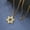 Gold, variant on Silver Star of David Pendant Necklace Stainless Steel Hexagonal Male Jewelry