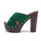 thumbnail image 4 of Sandalias de mujer Suede Super High Chunky Heel Sexy Summer Beach Casual Zapatos sólidos Wmkox8yii ytu1654, 4 of 8