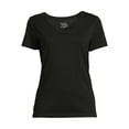 thumbnail image 5 of Time and Tru V-Neck Super-Soft Pima Cotton, T-Shirt (Women's), 5 of 5