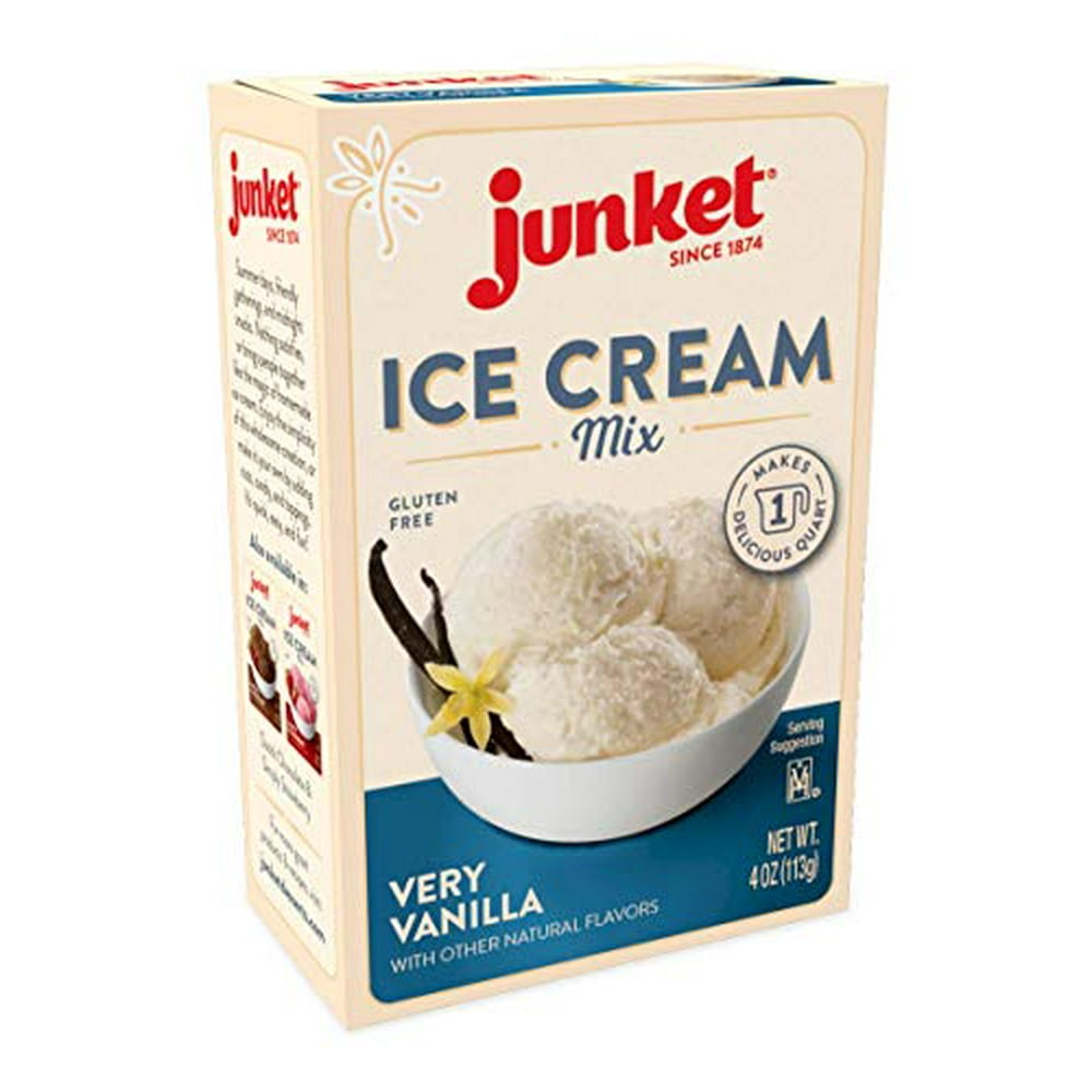 Junket Ice Cream Mix Homemade Vanilla Ice Cream Mix Premium Ice