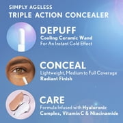 COVERGIRL Simply Ageless Triple Action Concealer, 380 Soft Sable, 0.24 fl oz