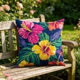 thumbnail image 6 of Tuvgenk Outdoor Waterproof Pillow Cover 18x18 for Garden Sofa, Summer Tropical Floral Cushion Case for Patio Decor, 6 of 6