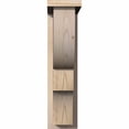 thumbnail image 2 of 5 1/2"W x 14"D x 22"H Ridgewood Smooth Corbel w/Backplate, Douglas Fir, 2 of 9