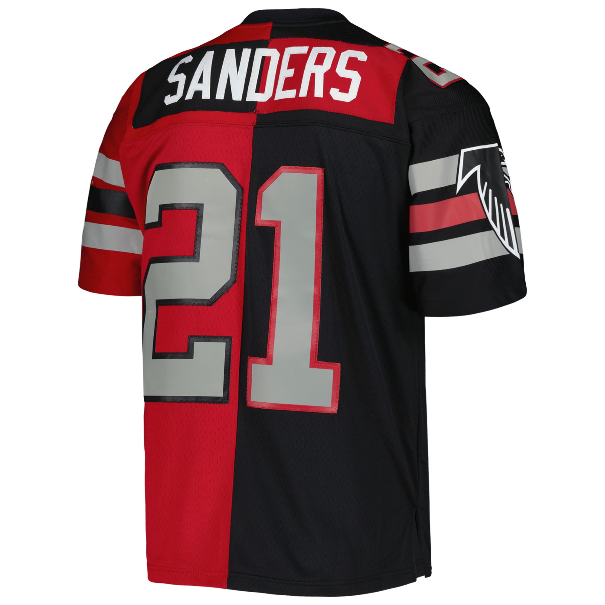 Deion Sanders Atlanta Falcons Autographed Mitchell & Ness Red Replica Jersey