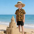 thumbnail image 6 of Dailycode Small Short Sleeve Button Down Shirts Tiger Print Casual Shirt 3-10 Years, 6 of 9