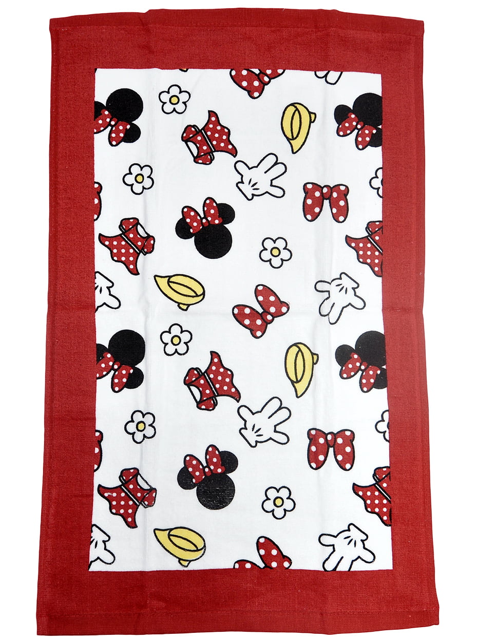 Linen Cotton Dish Towels Tea Towels Ladybug Red Black Tea Towels set of 2