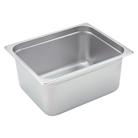 

Anti jam Steam Pan Half size 6 23 Gauge Stainless Steel 2 packs