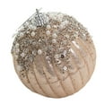 thumbnail image 1 of 8cm Sparkling Festive Foam Tree Hanging Ornament for Holiday Season Home and Party, 1 of 3