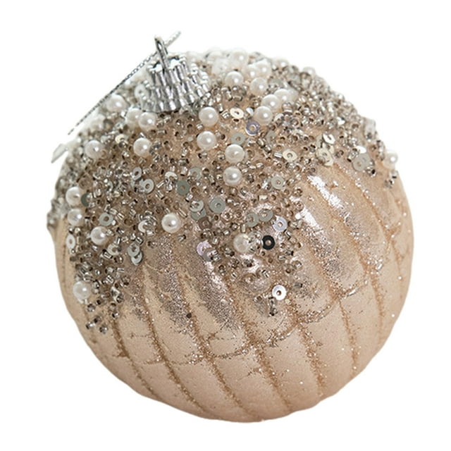 8cm Sparkling Festive Foam Tree Hanging Ornament for Holiday Season Home and Party