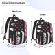 thumbnail image 2 of Disketp Ribbon Breast Cancer Awareness Mochila de Lona Estampada, Mochila Escolar de Viaje Ligera para Estudiantes y Portátil-Small, 2 of 5
