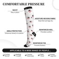 thumbnail image 3 of Bixox Umbrella Cat Print Compression Socks,Compression Socks Women & Men Circulation for Medical,Running,Athletic, 3 of 7