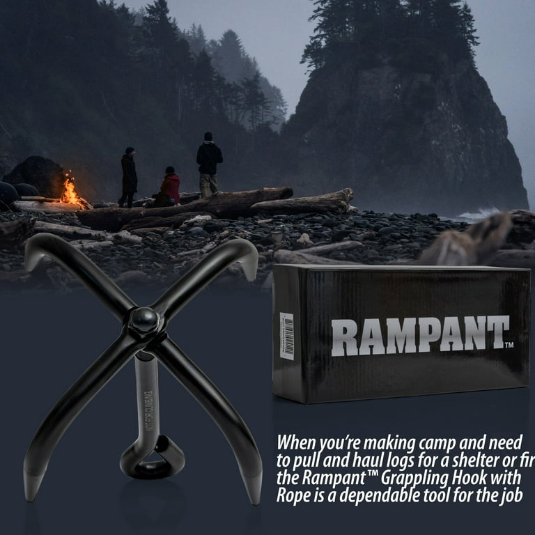 Rampant™ Grappling Hook with Rope