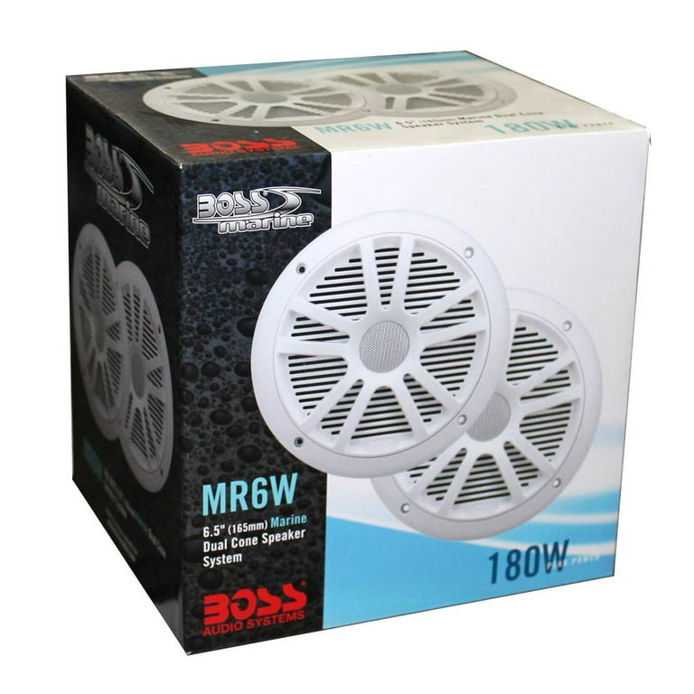 Boss Audio MR6W 180W Dual Cone Marine/Boat Waterproof